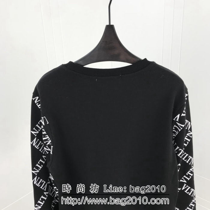 VALENTINO華倫天奴 19ss早春新款 原版純棉衛衣 VLTN系列 全身VLTN字母拼接菱形 高版本男女同款 ydi2133